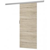 Hucoco - greggio - Porte coulissante murale style moderne salon/chambre à coucher - 205x86cm