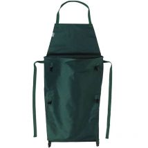 Grembiule da Giardino con Tasca Pieghevole 130x55 cm Verde Nature