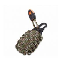 Grenade de Survie - kit de 21 Pièces avec Mousqueton Camouflage