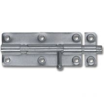 Standard Bolzenriegel Grendelriegel Länge 100 mm, Türriegel Stahl verzinkt - Ibfm
