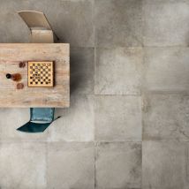 Grès cérame - amboise - Polvere - 80x80 - Naturelle - (1,28 m²)