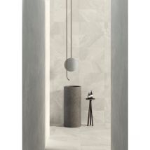 Stone By Stone - Grès cérame - brazilian slate - Oxford White - Plinthe 7x60 - Naturelle