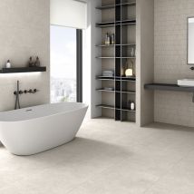 Stone By Stone - Grès cérame - flow - cement cloud - 30x60 Rectifié - Naturel - (1,22 m²)