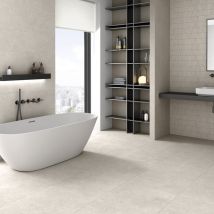 Stone By Stone - Grès cérame - flow - cement cloud - 30x60 - Naturel - (1,26 m²)