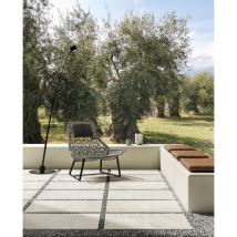Stone By Stone - Grès cérame - lavaredo 2 - Bianco - 120x120 - Antidérapant - (1,44 m²)