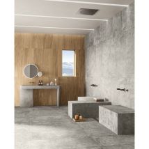 Stone By Stone - Grès cérame - lavaredo - Grigio - Plinthe 7,5x60 - Naturelle