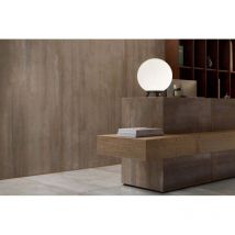 Grès cérame - oxide - Aluminium - 80x80 - Naturelle - (1,28 m²)