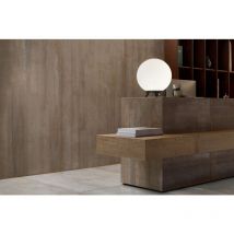 Grès cérame - oxide - Aluminium - 60x120 - Naturelle - (1,44 m²)