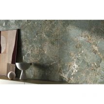 Stone By Stone - Grès cérame - premiere - Amazzonite - 120x120 - Poli - (1,44 m²)