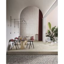 Stone By Stone - Grès cérame - timeline - White - Plinthe 7x80 - Naturelle