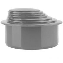 Karmat - Grey Colour Gutter Down Pipe Downpipe Downspout Reducer 110mm to Any Size Reduction