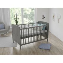 Love For Sleep - Maddox Cot Bed 140x70cm (Grey) - Grey