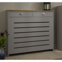Vale Designs - Galiflo Grey Radiator Cover with Storage Drawer 1115 x 965mm Medium