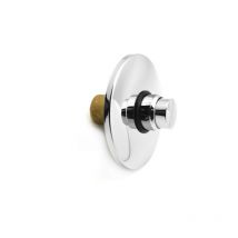 Robinet de douche a' bouton-poussoir temporise' encastrable 1/2 en laiton chrome'