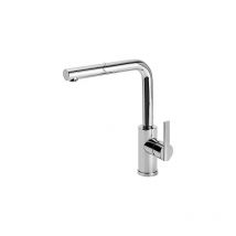 Lex-tres Grifo monomando vertical Tres 181437 caño extraíble para cocina