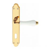 Salone - dalia griff messing porzellan 8X90 radstand