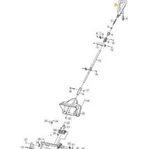 Stiga Griffbaugruppe Weiß – Zubehör für Motorsensen – Originalteil – 1811-2878-01