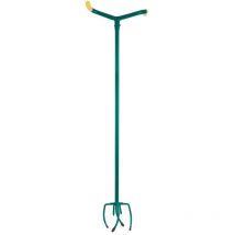 Gardirex - Griffe de jardinage à rotation en acier - Outil de jardin utilisation debout pour bêcher et désherber