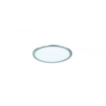 Iperbriko - Griffin Runde Deckenleuchte Led Dimmbar Rgbw Nickel Ø30 cm Trio Lighting