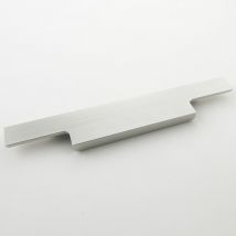 Griffleiste Möbelgriff Akina Länge 210 mm, Aluminium Edelstahl-Effekt