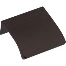 Furnipart - Griffleiste Edge Straight la 20mm - Griff Profilleiste aus Metall Breite 40mm - Schubladengriff, Aluminium antik bronze