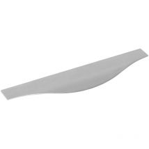 Furnipart - Griffleiste Malibu-Curve Breite 895mm - geschwungene Griffleiste - Griff Profilleiste zum Einnuten, Aluminium Edelstahl-Effekt