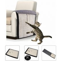 Beige chat griffoir sisal chat griffoir canapé protecteur 50x40cm