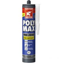 GRIFFON Mastic d'étanchéité Premium POLYMAX pro transparent