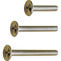 Möbelgriffschrauben ø m 4x10 mm (Schlitz) Schrauben für Schubladengriffe Stahl