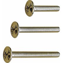 Möbelgriffschrauben ø m 4x12 mm (Schlitz) Schrauben für Schubladengriffe Stahl