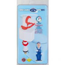 Saneaplast - Grifo Cisterna Telescopico 3/8' Inferior Silencioso Laton Blanco Fenyx s m