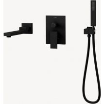 Mezclador empotrado para bañera Negro - Sirius