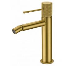 Imex - Robinet de bidet avec monocommande Modèle line Couleur Or rose Finition en Or rose brossé [ ]