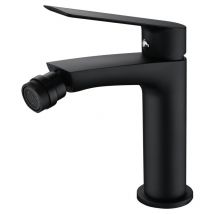 Mice - Rubinetto monocomando per bidet per acqua fredda/calda, rubinetto per wc da bagno classico, miscelatore monocomando igienico nero opaco