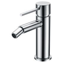 Mice Collection - Mice - Robinet de bidet monocommande - Robinetterie de salle de bain pour wc - Robinet d'hygiène intime - Couleur Chrome/Argent