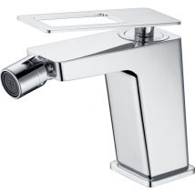 Mice - Rubinetto per bidet monocomando - Rubinetto per wc con maniglia quadrata Colore cromo BDC032-2