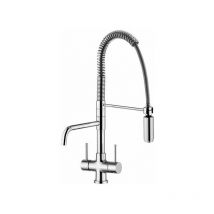 Magistro Rubinetterie - Grifo de cocina de 3 vías agua filtrada Rub.Magistro 323/1 Cromo - Cromo