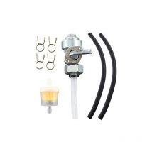 Matrix - Grifo de combustible con manguera de combustible, filtro de combustible para generador de energía pg 3010-F de 3 kW y 6,5 hp