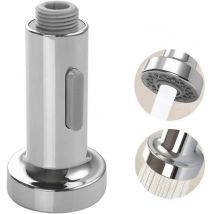 Yoyo - ymyny - Grifo mezclador para fregadero de cocina con cabezal de ducha y 2 funciones, con presión hacia abajo, accesorio universal para grifo