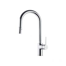 Ramon Soler - Grifo de Fregadero de Cocina Monomando con Caño Alto extraíble Cromado con Sistema S2 de Ahorro de Agua Serie Drako - Cromo