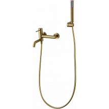 Imex - Robinetterie de douche monocommande Modèle monza Installation encastrée dans le mur Finition en or brossé [ ]