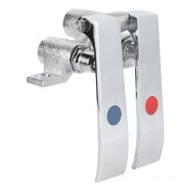 Lycxames - Grifo de latón de doble temperatura con rosca G1/2 accesorio para bares, hoteles, restaurantes y cantinas.