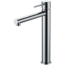 Imex - Robinet de lavabo haut avec mitigeur Modèle milos stick Bec haut Couleur Gris avec finition chrome [ ]