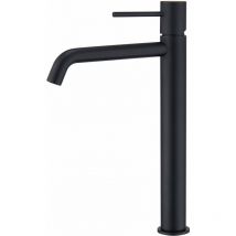 Imex - Robinet de lavabo haut avec mitigeur Modèle monza Bec haut Finition noire mate [ ]