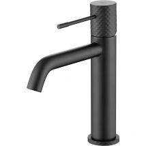 Rubinetto per lavabo monocomando con tecnologia Cold Open per risparmiare energia nei rubinetti da bagno in ottone nero opaco