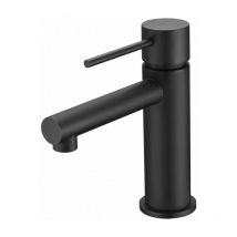 Mice Collection - Robinet de lavabo monocommande Robinet d'évier à poignée fine Série milos stick Couleur Noir Mat