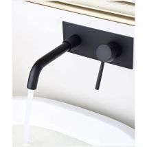 Mezclador mural Negro