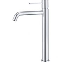 Rubinetto lavabo monocomando bocca alta in ottone - Rubinetti da bagno di alto design per lavabo Colore Cromo