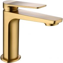Mice Collection - Robinet de lavabo monocommande en laiton - Robinet d'évier monocommande - Robinet de salle de bain pour eau chaude/froide Couleur