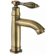 Jalleria - Grifo de lavabo retro de latón monomando